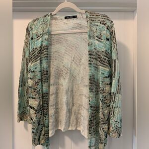 Nic + Zoe lightweight open style cardigan shrug Size Large